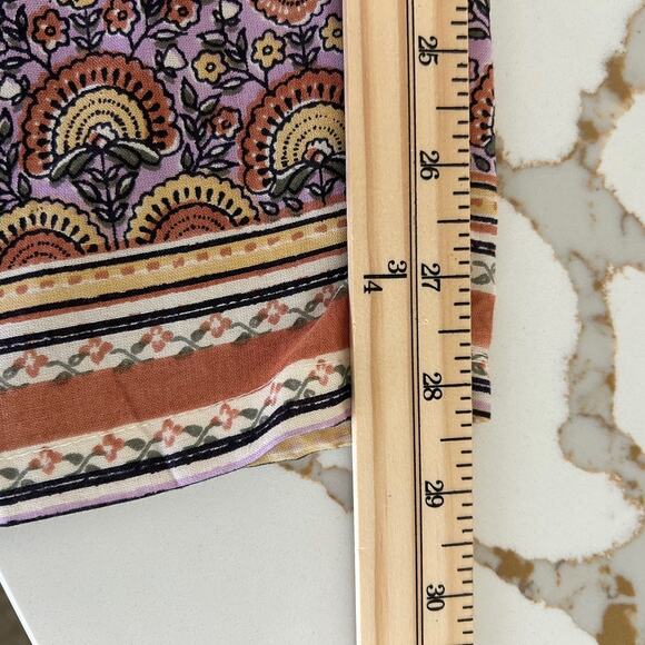 Angie Jumpsuit Romper Boho Wide Leg Smocked Spaghetti Strap Flowy Festival SZS - Picture 9 of 9